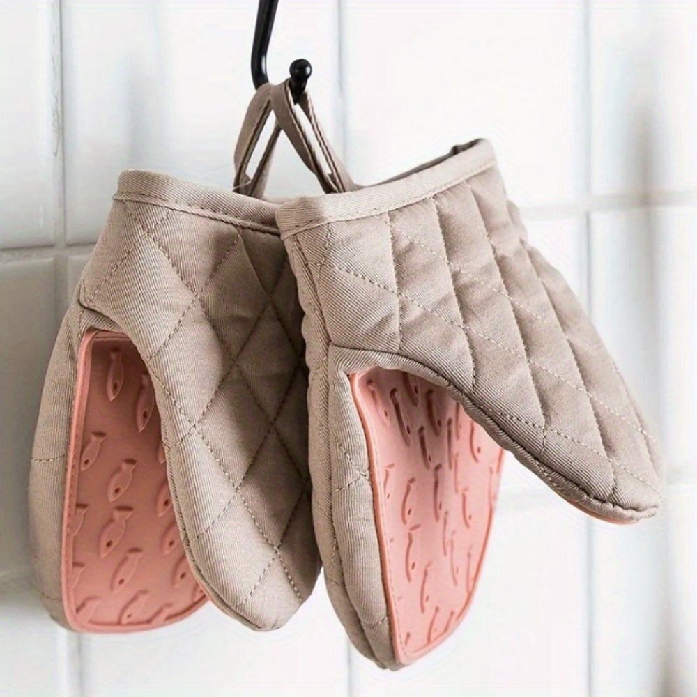Oven Mitt Silicone - قفازات سيليكون على شكل سمكة مقاومة