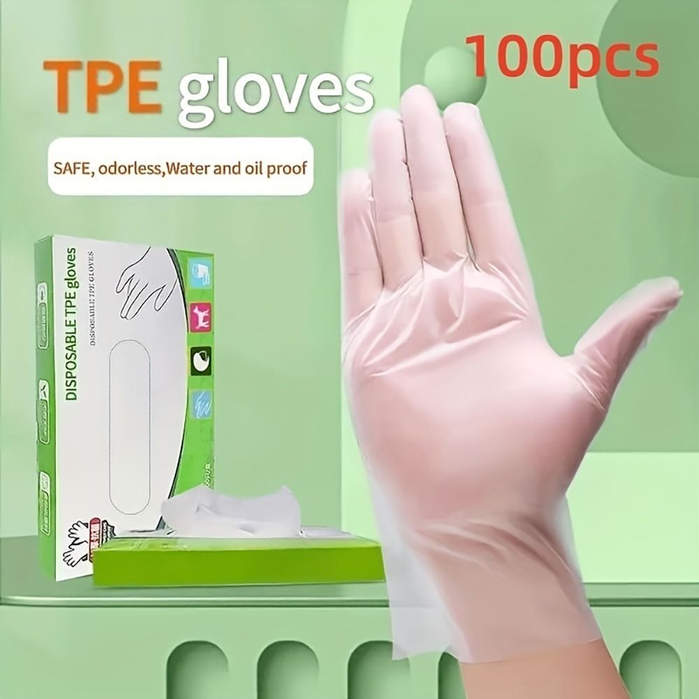 Latex Disposable Glove - قفازات tpe مانعة للإنزلاق للاستعمال مرة