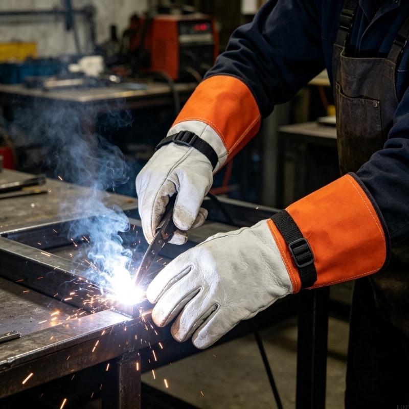 Heat Resistant Glove - قفازات مقاومة للحرارة من جلد الماعز