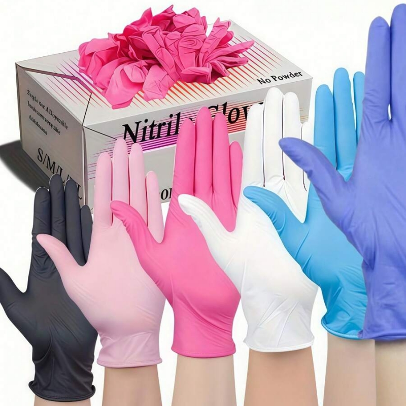 Nitrile Mechanic Glove - 100 قطعة قفازات النتريل القابل للتصرف