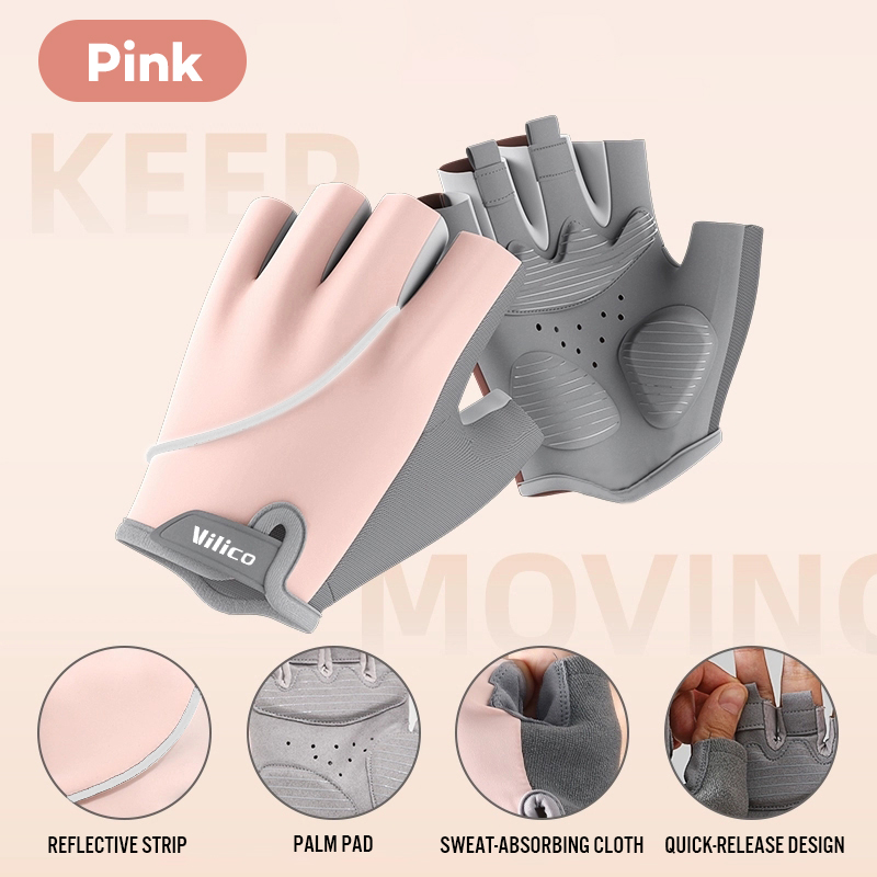 Workout Glove Gym - قفازات صيفية قابلة للتنفس لركوب الدراجات،