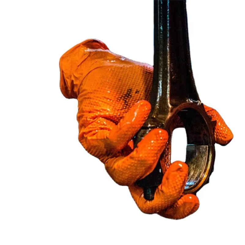 Nitrile Mechanic Glove - 100 قطعة لكل صندوق، قفازات نتريل