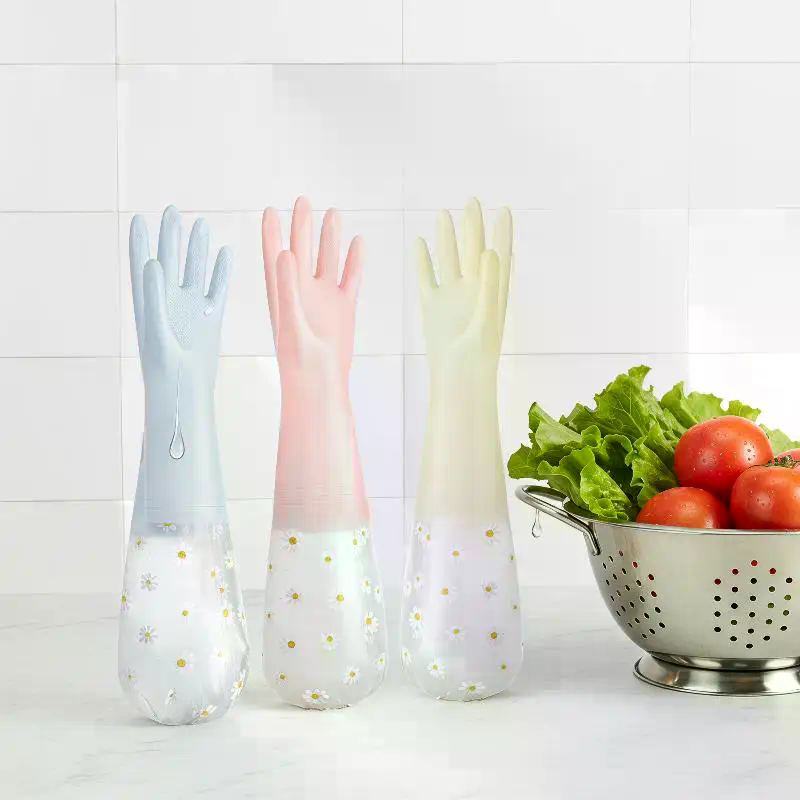 قفازات تنظيف منزلية مقاومة للم - مراجعة Rubber Glove Cleaning وسعره