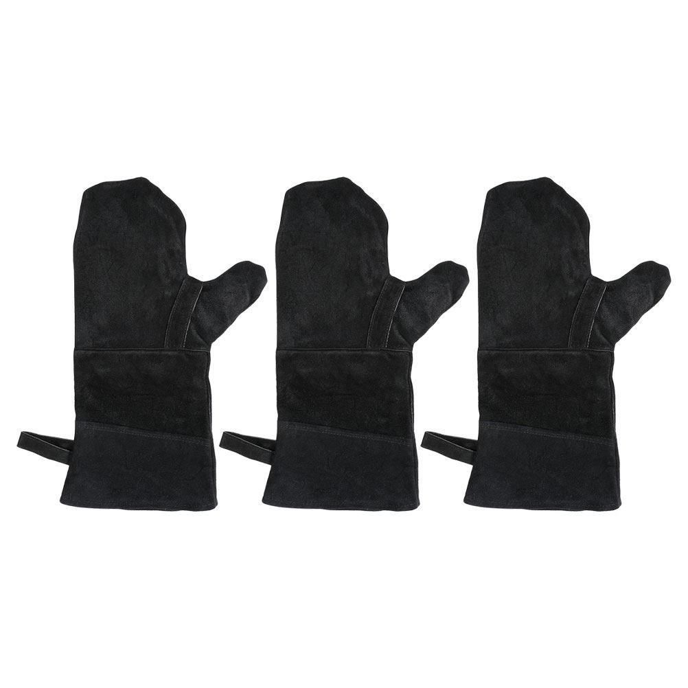3 قطع من قفازات الفرن السوداء  - مراجعة Heat Resistant Glove وسعره