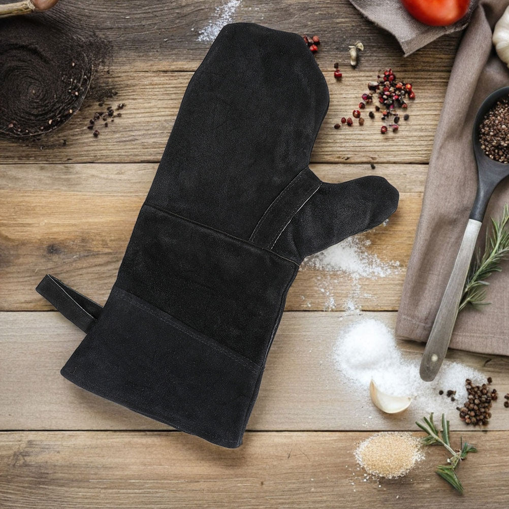 3 قطع من قفازات الفرن السوداء  - مراجعة Heat Resistant Glove وسعره