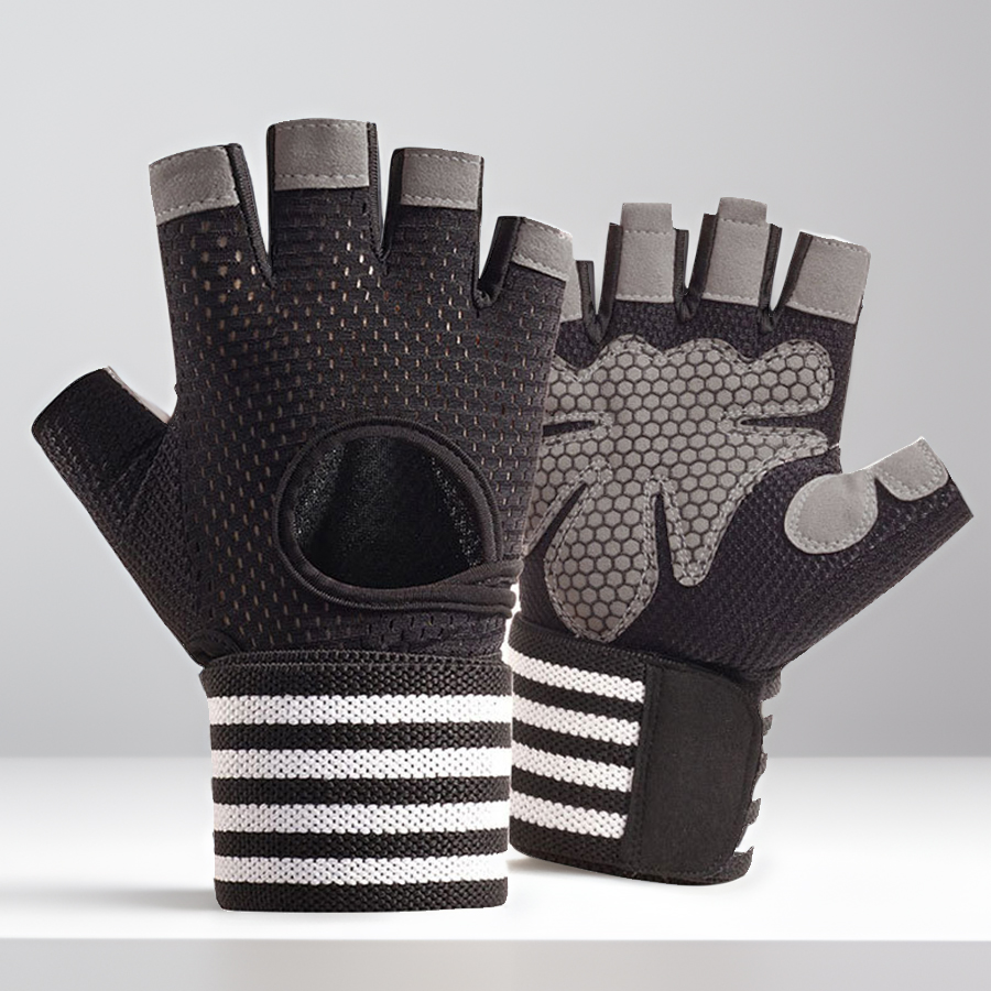 قفازات رفع الأثقال مع دعم للرس - مراجعة Workout Glove Gym وسعره