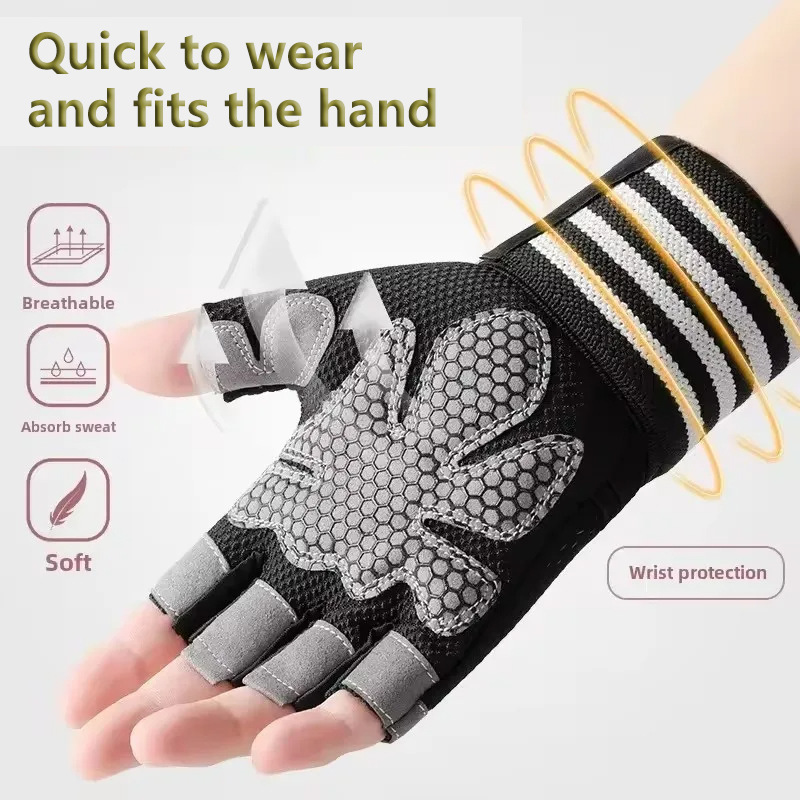 قفازات رفع الأثقال مع دعم للرس - مراجعة Workout Glove Gym وسعره