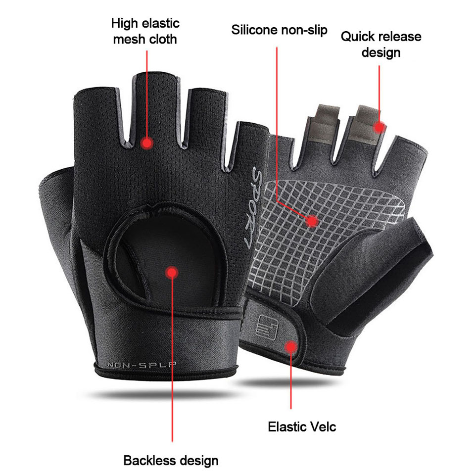 قفازات رياضية للدراجات نصف أصا - مراجعة Workout Glove Gym وسعره