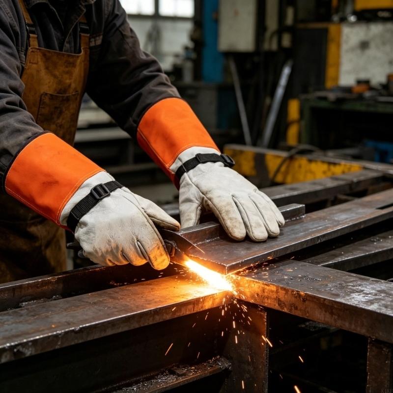 قفازات مقاومة للحرارة من جلد ا - مراجعة Heat Resistant Glove وسعره