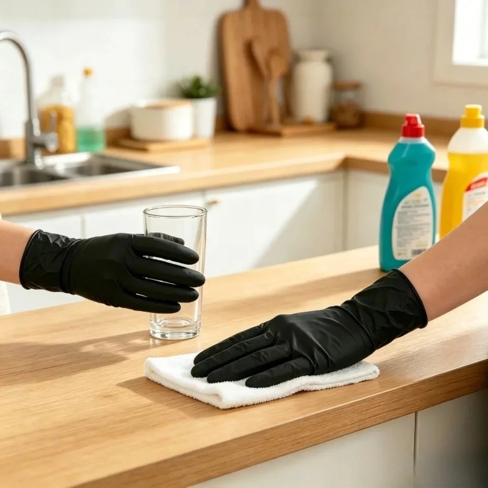 100 قطعة/صندوق قفازات نيتريل س - مراجعة Latex Disposable Glove وسعره