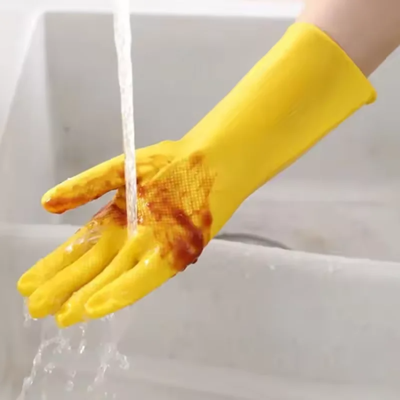 1-10 قطعة قفازات الأعمال المنز - مراجعة Dish Glove Rubber وسعره