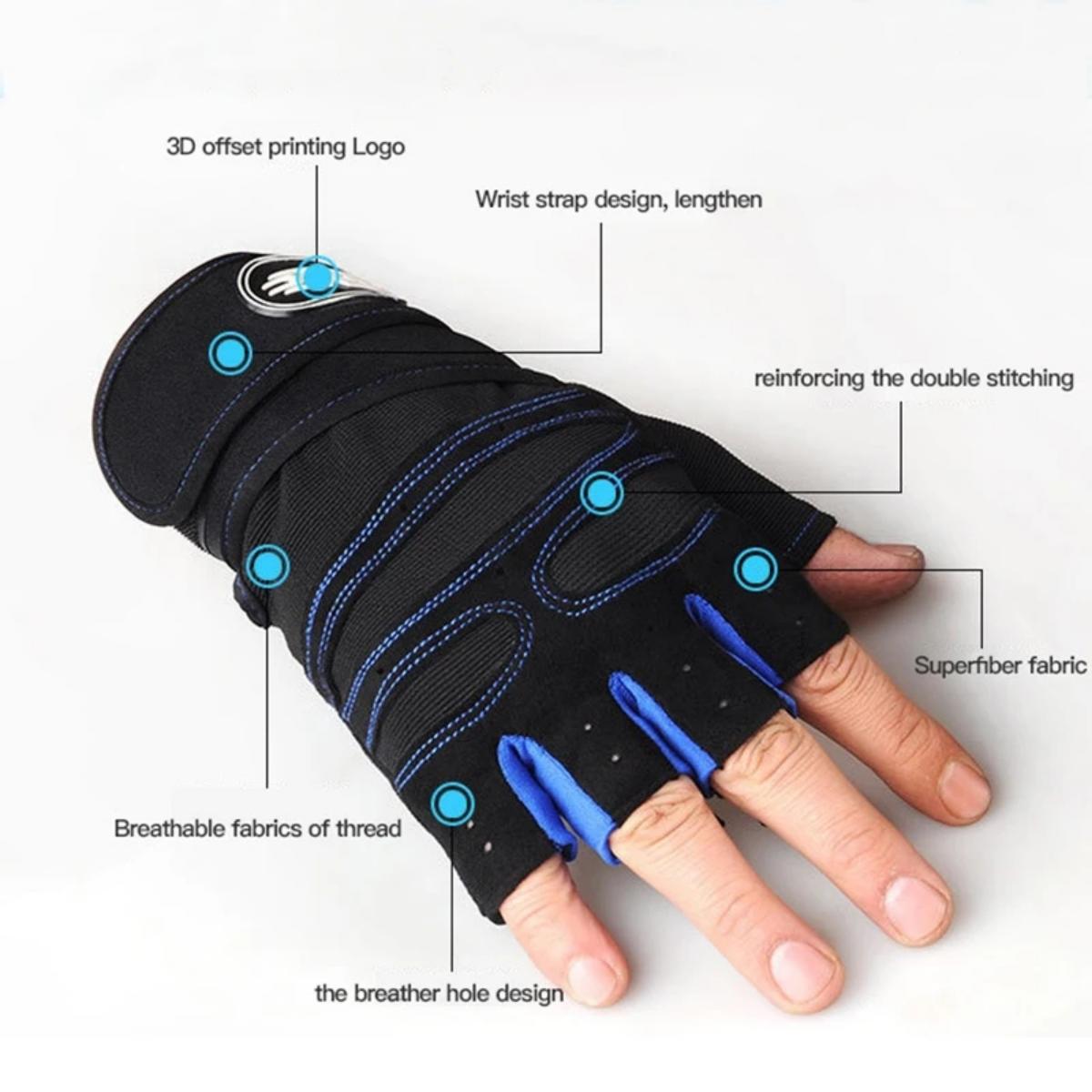 قفازات معصم لرفع الأثقال للياق - مراجعة Workout Glove Gym وسعره