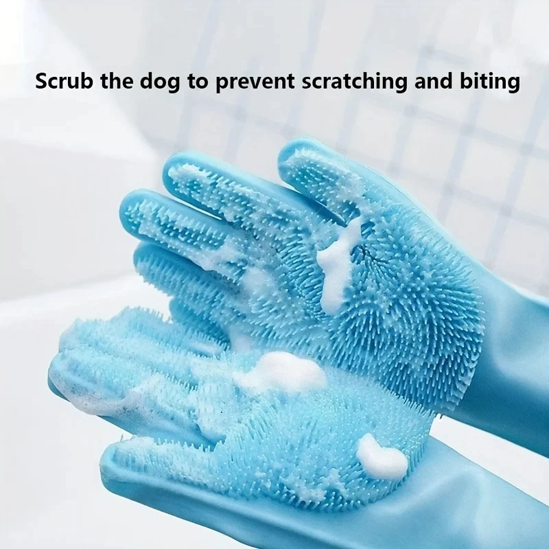 قفازات تنظيف وتصفيف الحيوانات  - مراجعة Rubber Glove Cleaning وسعره