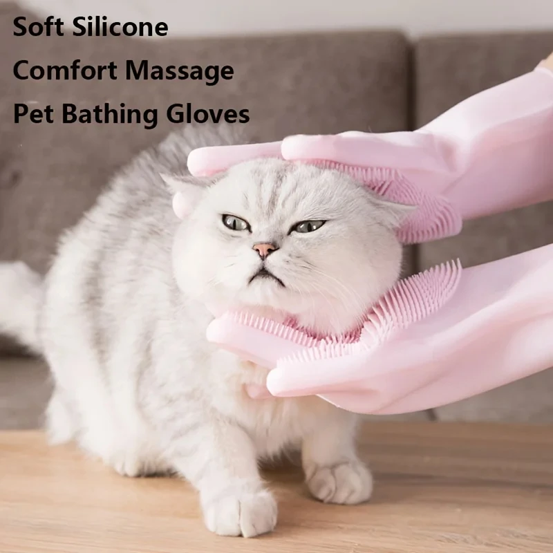 قفازات تنظيف وتصفيف الحيوانات  - مراجعة Rubber Glove Cleaning وسعره