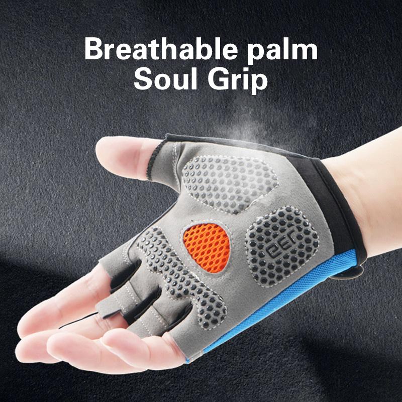 قفازات ركوب الدراجات نصف الأصا - مراجعة Cycling Glove Padded وسعره