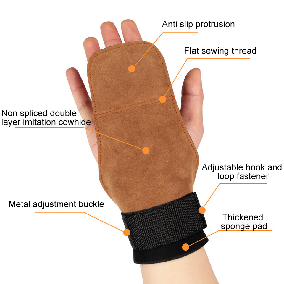 1 قطعة جلد البقر رياضة قفازات  - مراجعة Workout Glove Gym وسعره