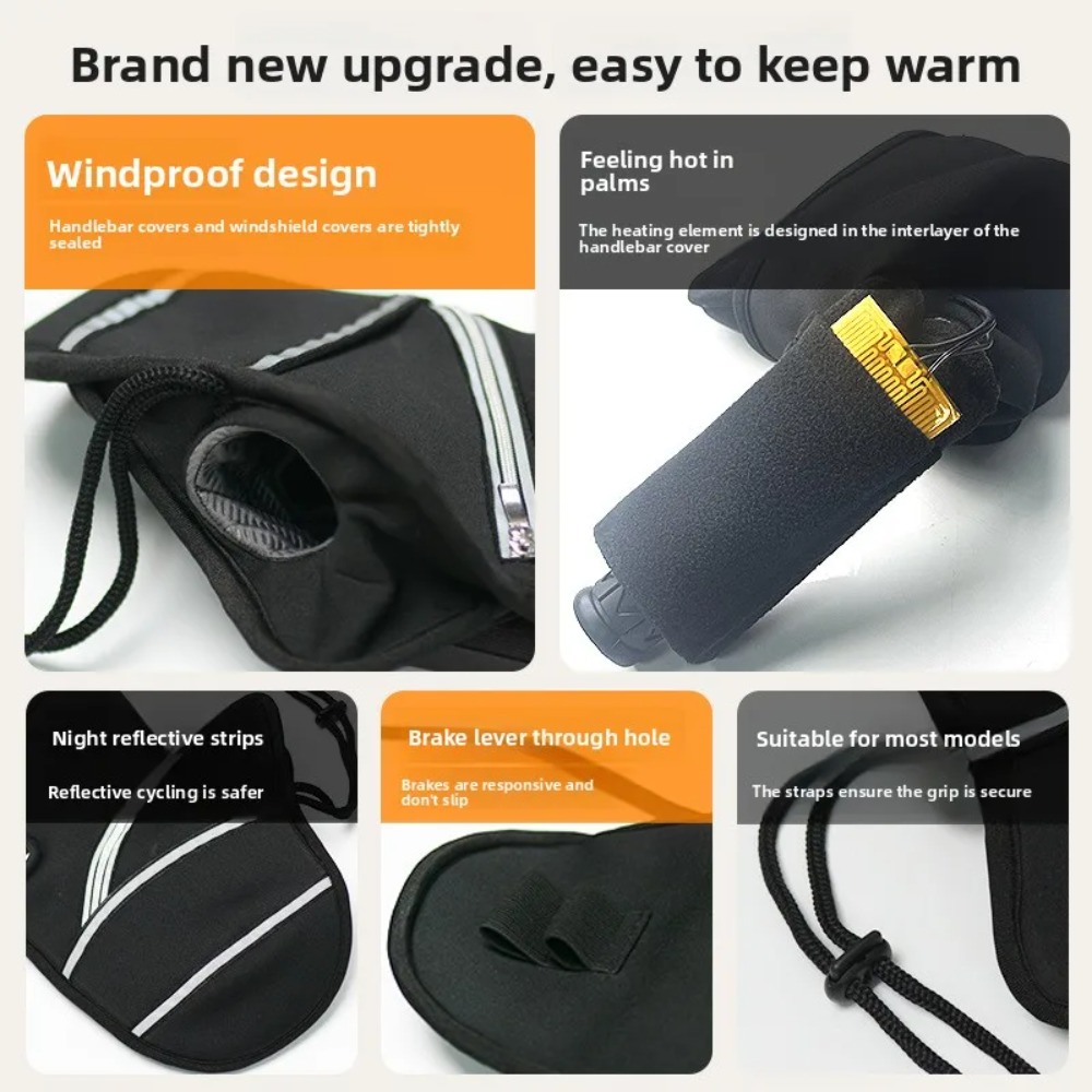 يغطي مقود الدراجة النارية قفاز - مراجعة Heat Resistant Glove وسعره