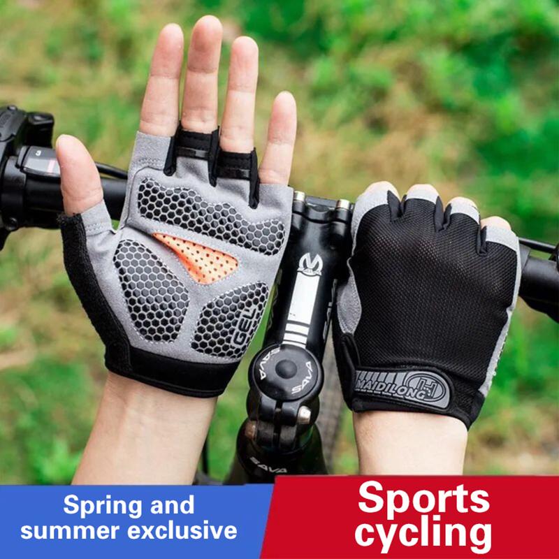 قفازات ركوب الدراجات نصف الإصب - مراجعة Workout Glove Gym وسعره